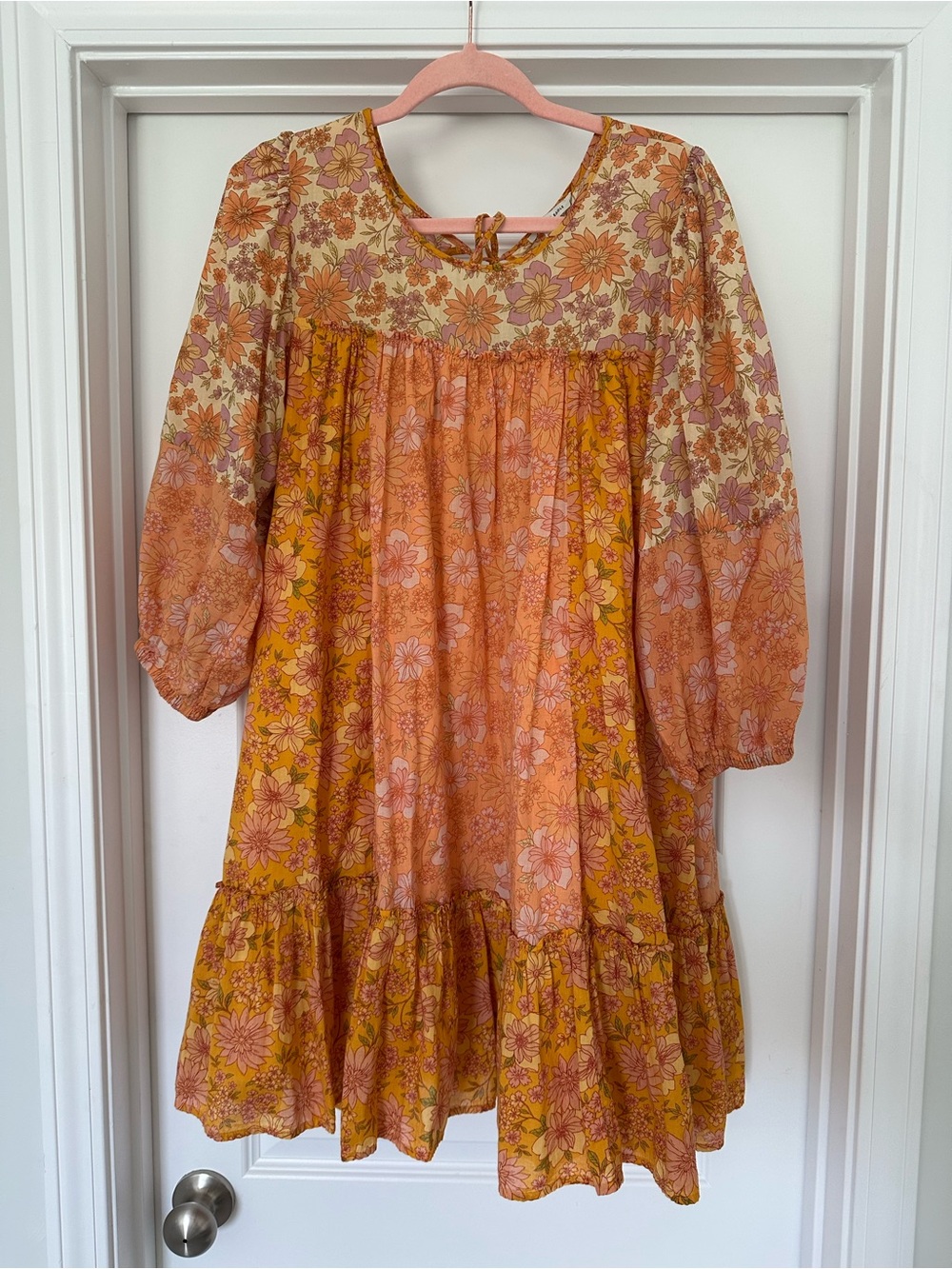 American Eagle Outfitters Floral Peasant Dress